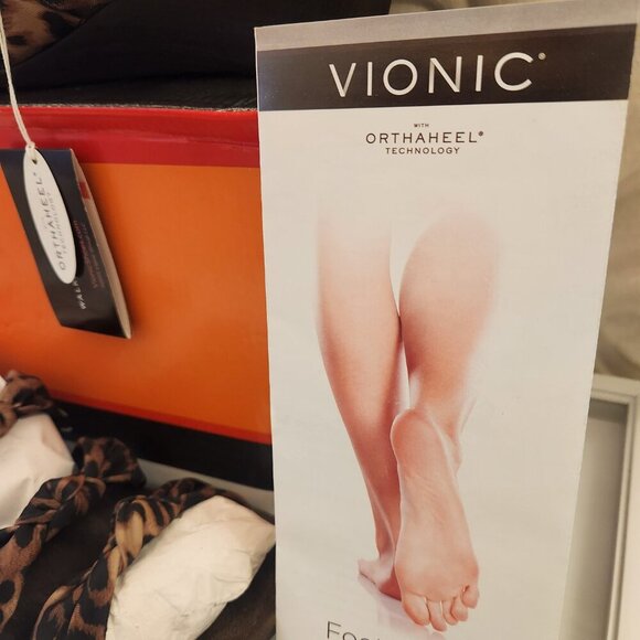 Vionic Park Rizzo - Women's Wedge Sandals Tan Leopard. NIB. Size: Various - Picture 6 of 12